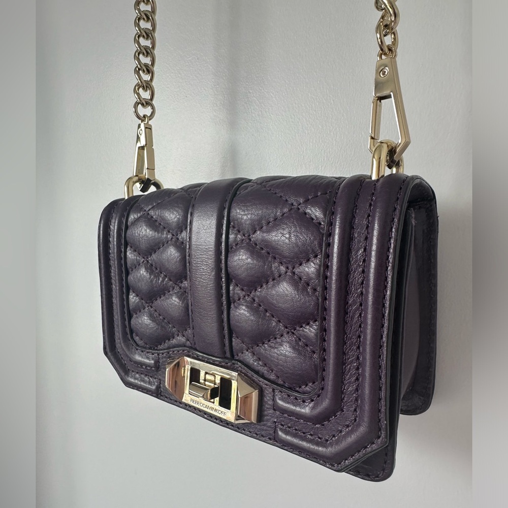 Rebecca Minkoff purple crossbody purse